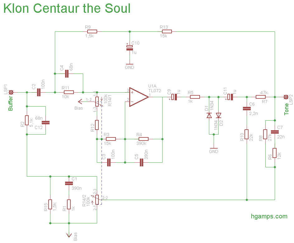 Klon Centaur analysis - H&G Amplifiers