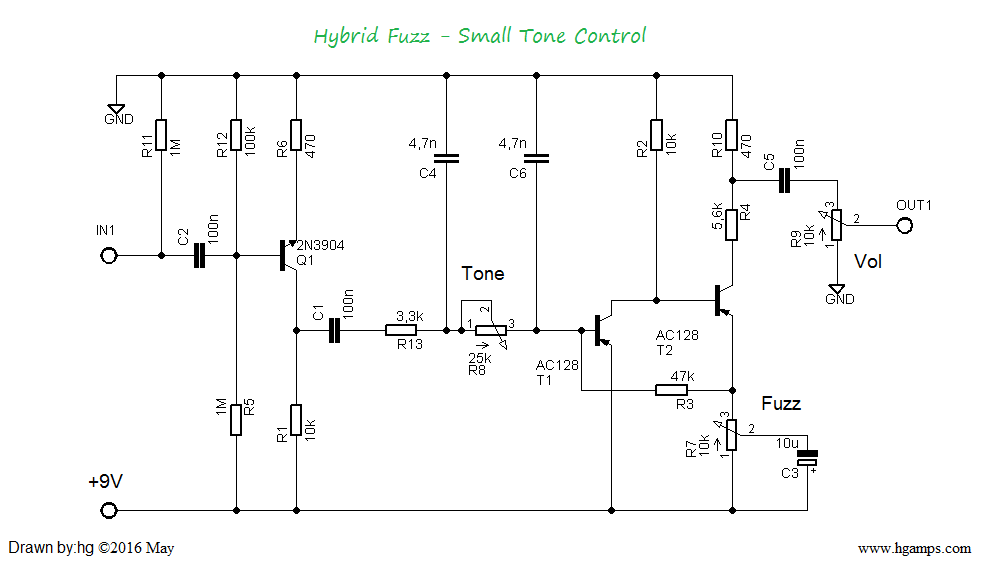 Better quality preamp and tone circuit. Little change in tone.